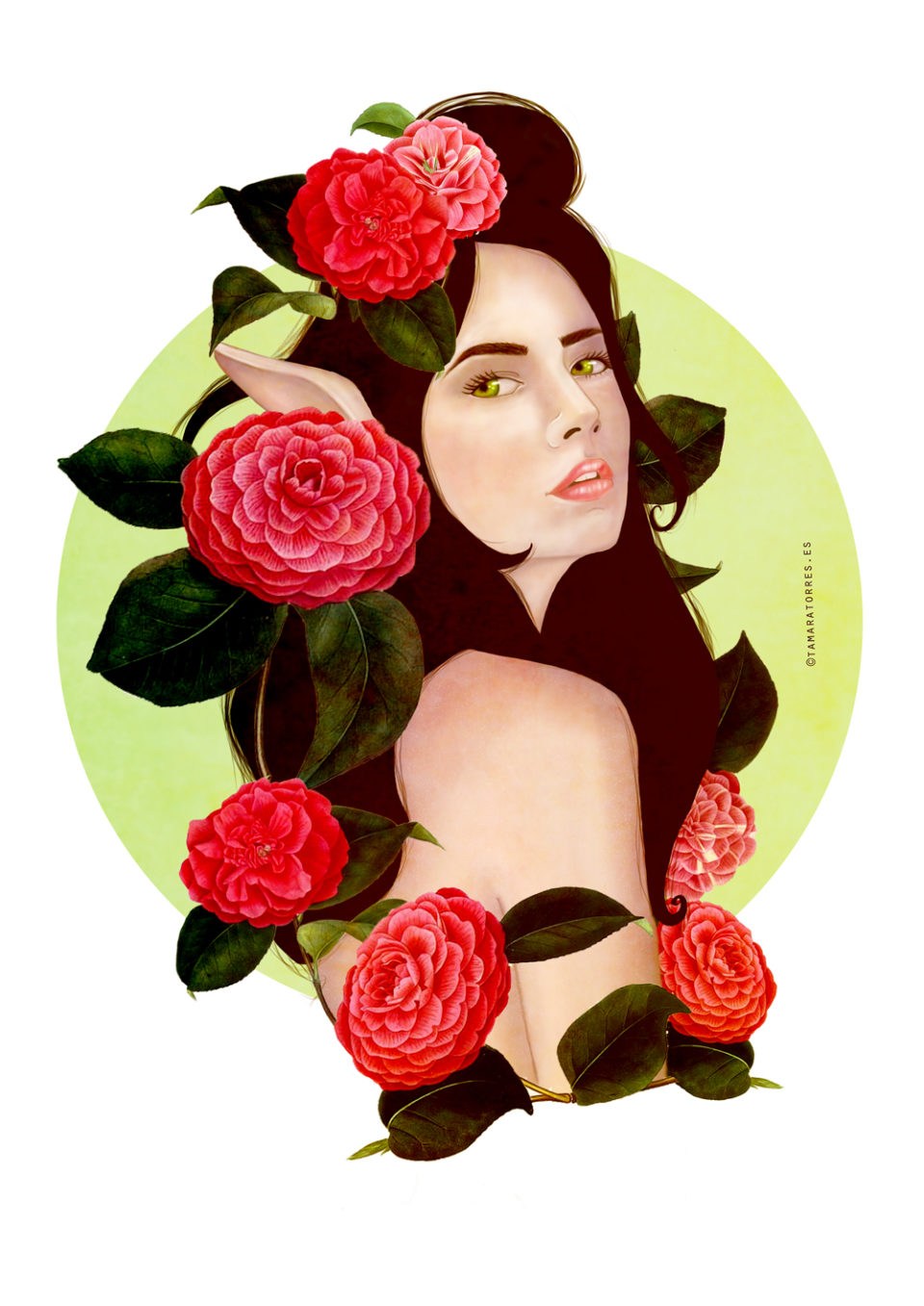 美丽的人物肖像插画作品欣赏