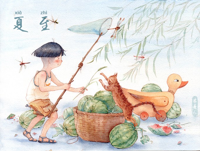 【二十四节气】手绘插画