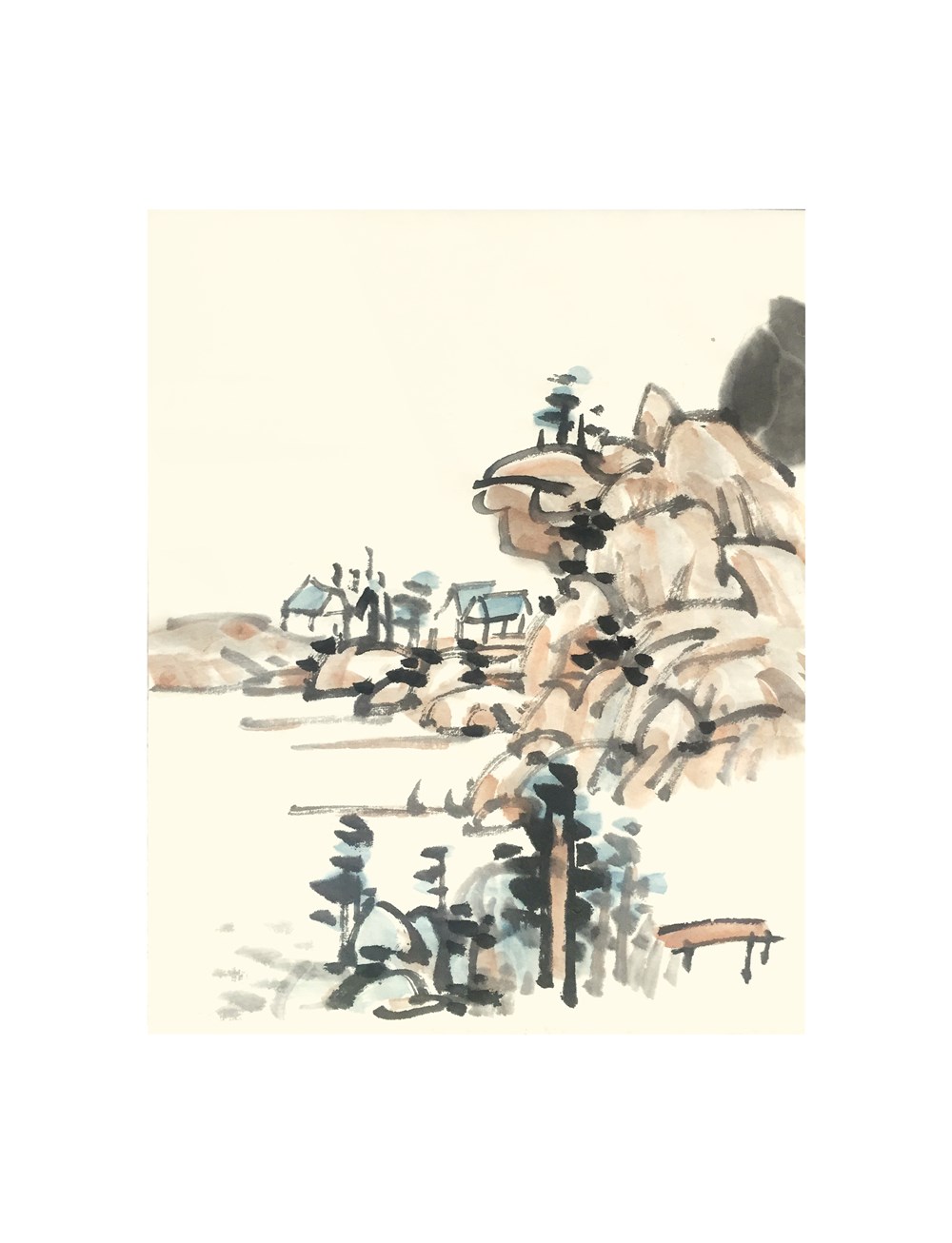 近期山水练习