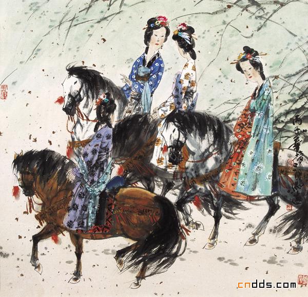 冯远国画作品欣赏