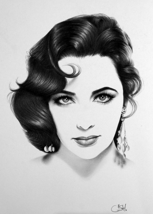 纸上娇人精美的绘画艺术作品