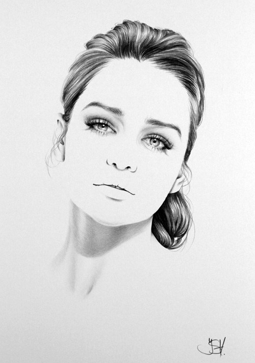 纸上娇人精美的绘画艺术作品
