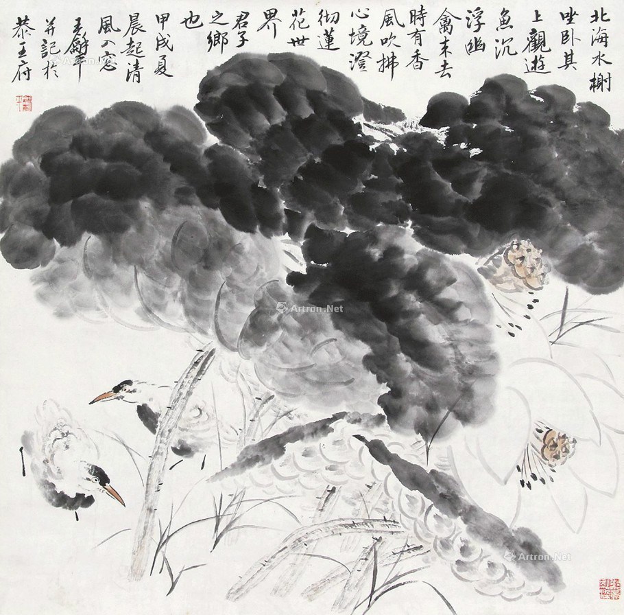 王和平国画花鸟作品