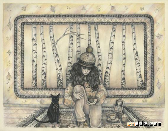 国外简洁另类唯美插画欣赏