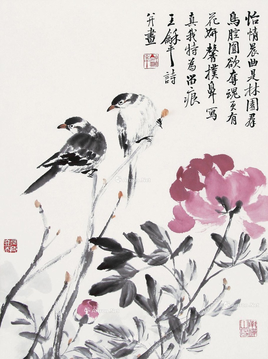 王和平国画花鸟作品