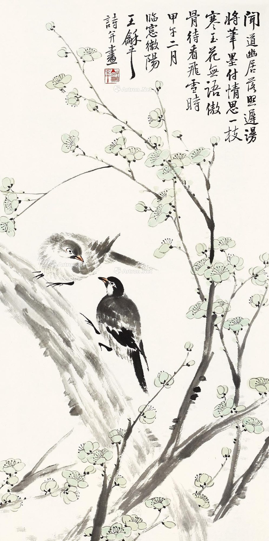 王和平国画花鸟作品