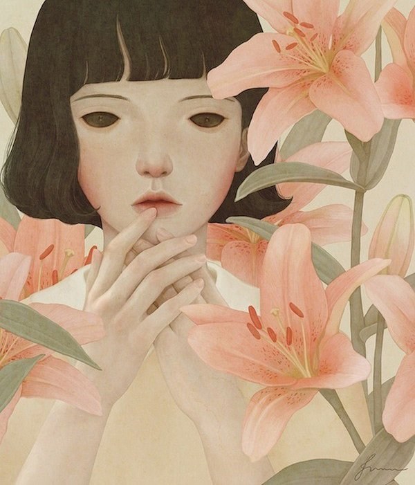 韩国插画师 Jiwoon Pak 水彩插画欣赏