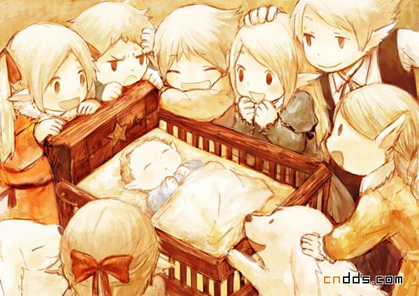画风很丰富国外插画设计