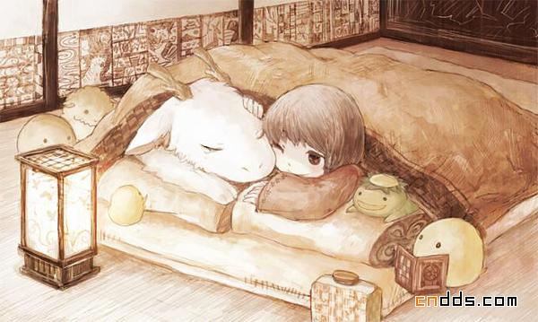 画风很丰富国外插画设计