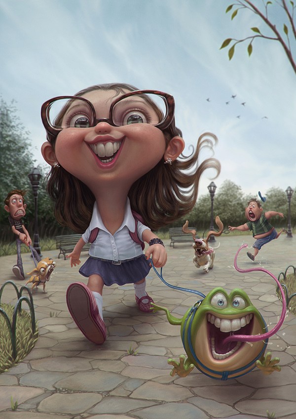 Tiago Hoisel插画设计作品
