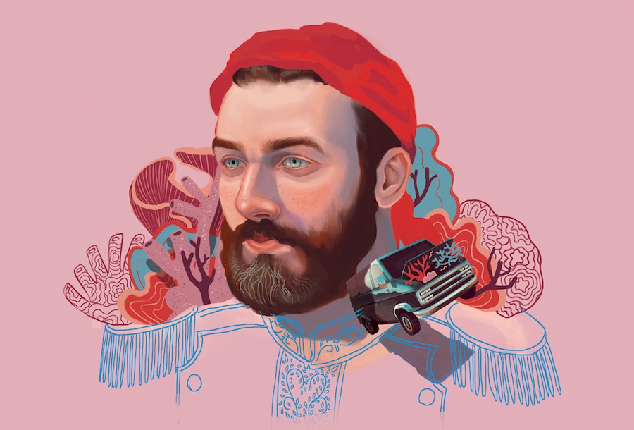 German Gonzalez肖像插画作品