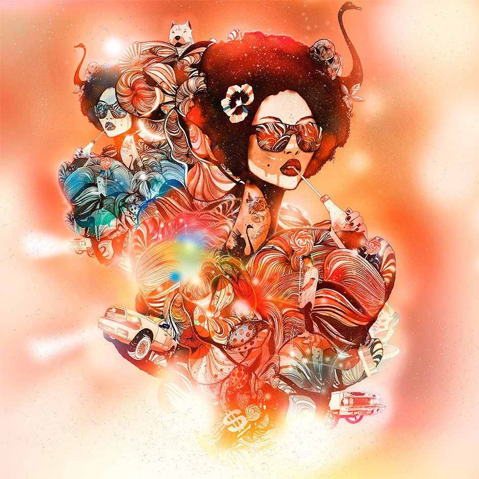 意大利著名插画师的插画作品