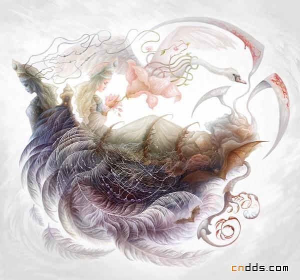 美轮美奂的Kseniya Lvova插画欣赏