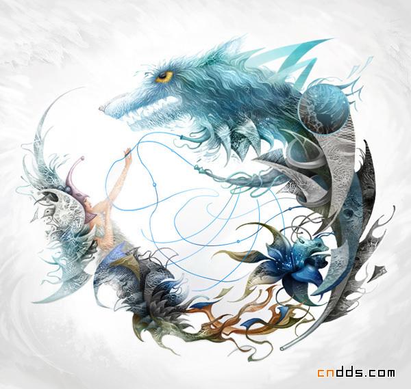 美轮美奂的Kseniya Lvova插画欣赏