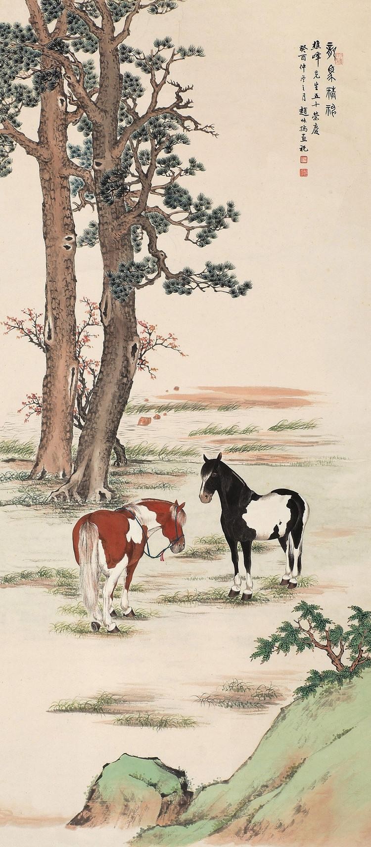 赵叔孺国画作品
