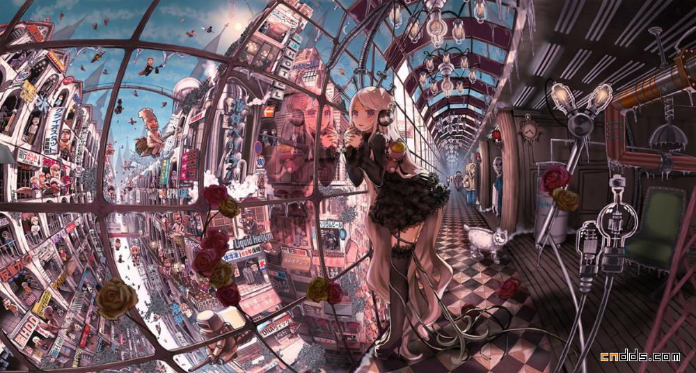 无与伦比的唯美插画作品欣赏