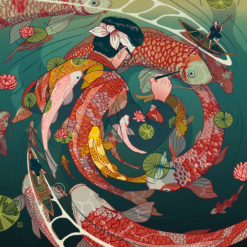 精细的一组插画作品欣赏