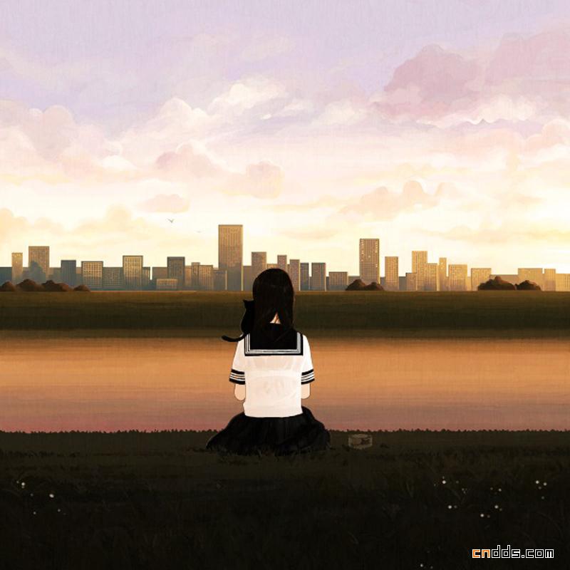 惊爆视觉的清新自然唯美插画