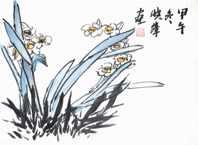国画小品 花鸟