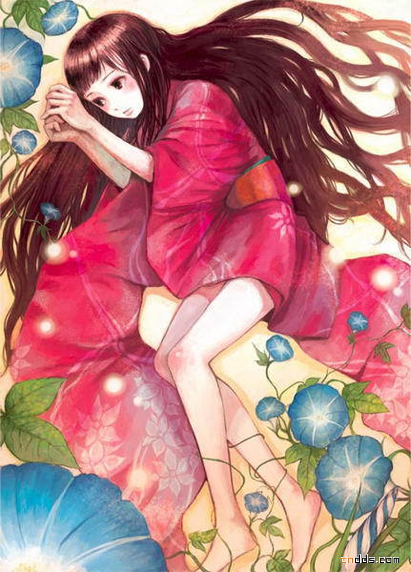 惊爆视觉的清新自然唯美插画