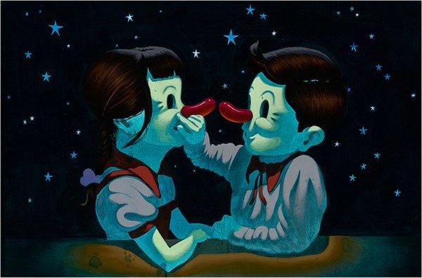 一组精美的插画作品