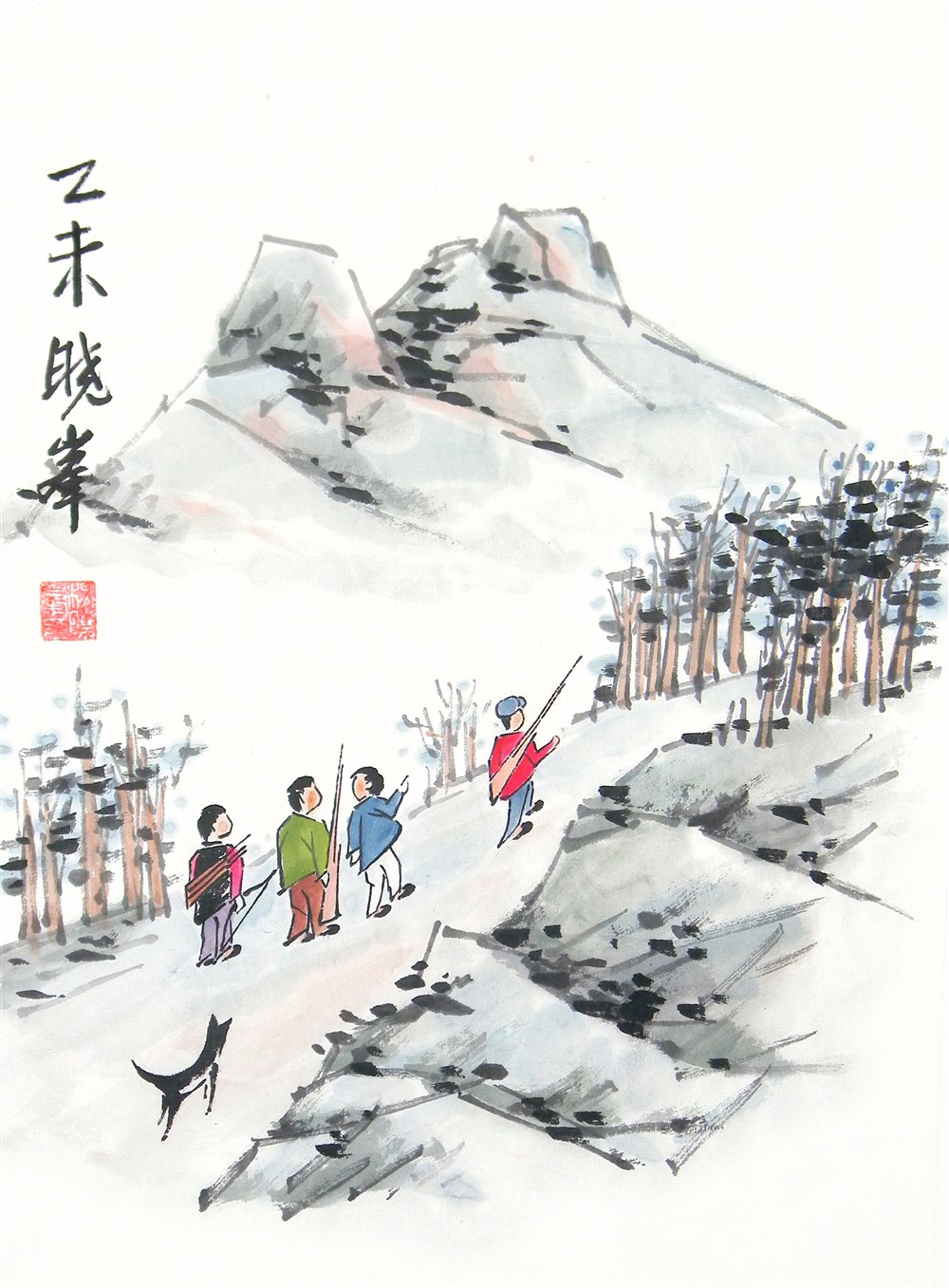 《月下飞天》小说插画