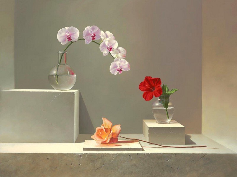 简洁逼真的绘画作品