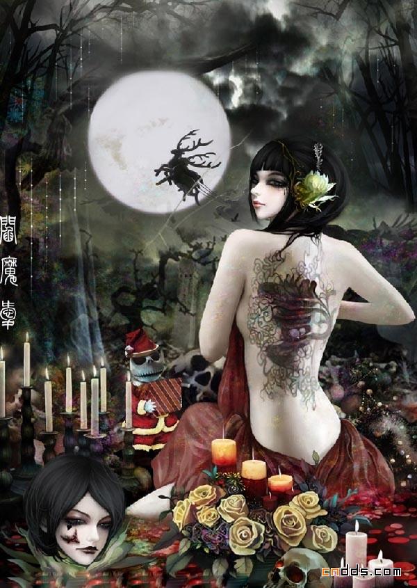 另类阎魔爱大人插画作品集