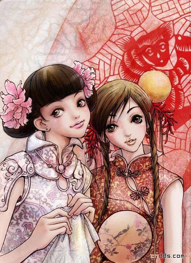 回味无穷的中国风插画设计