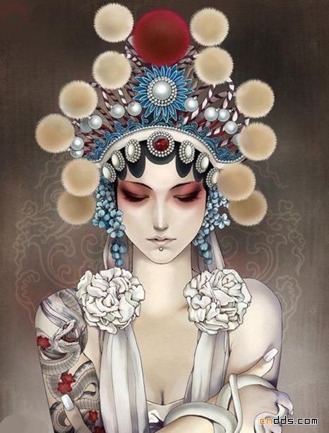 回味无穷的中国风插画设计