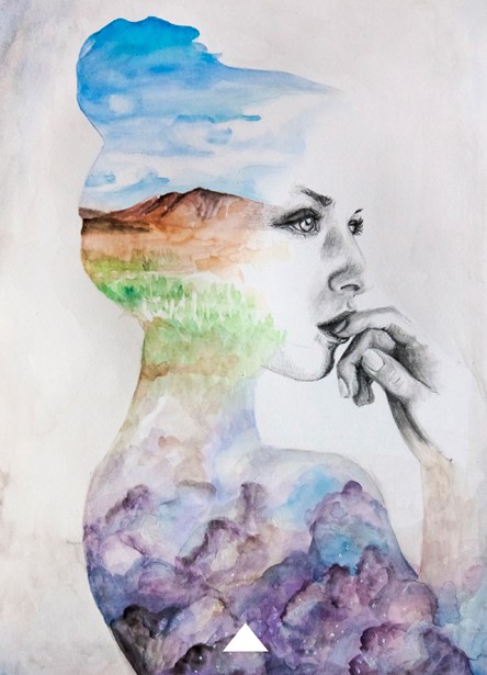 西班牙自由插画家手绘肖像