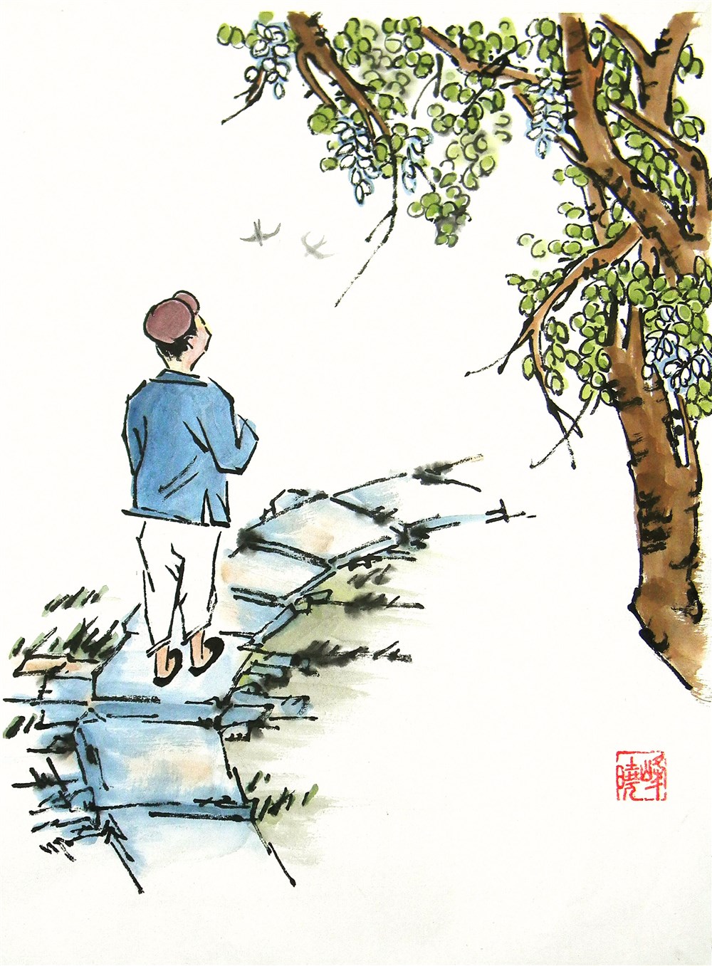 《月下飞天》小说插画