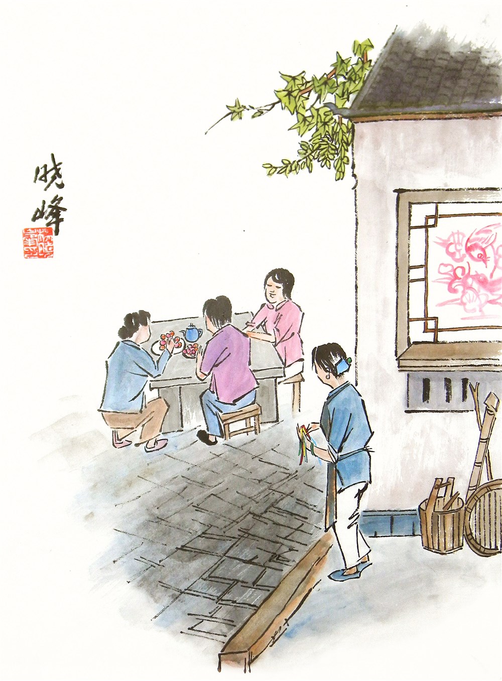 《月下飞天》小说插画