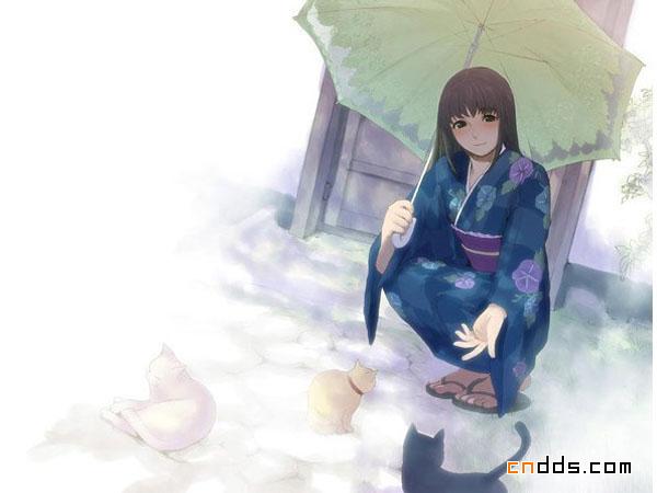 唯美插画角色作品欣赏