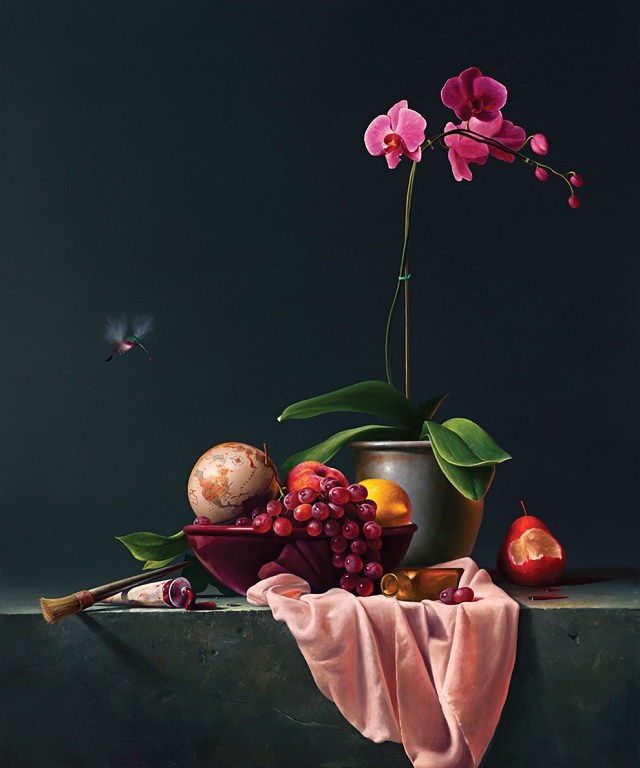 简洁逼真的绘画作品