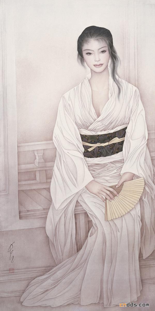 冯长江国画人物欣赏