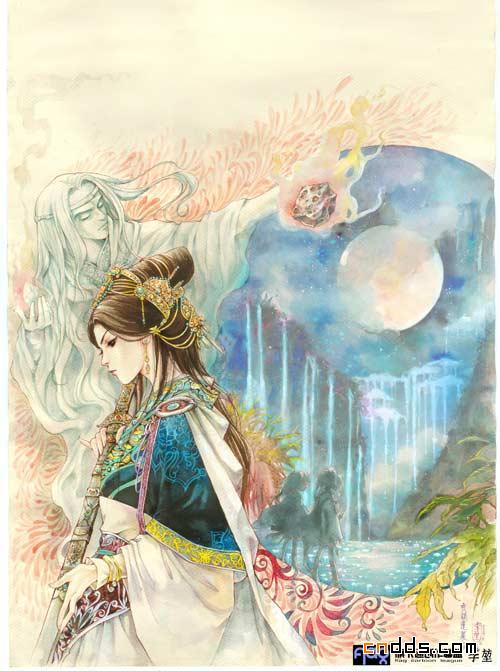 【武侠风系列】李堃水彩画欣赏