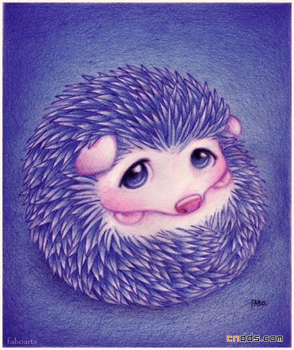 细细品味小动物给你带来的不一样味道的插画
