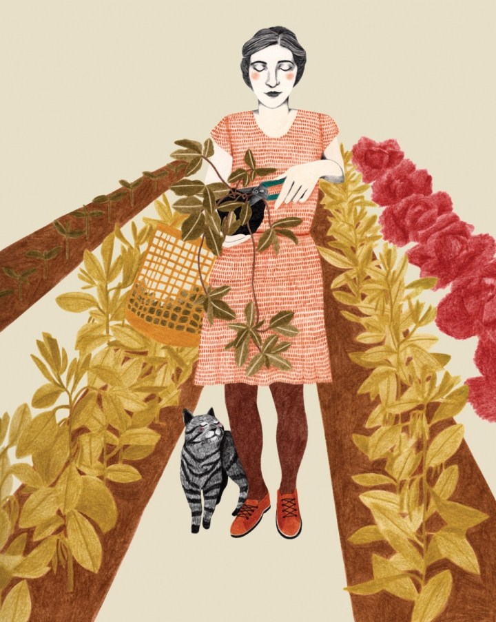 荷兰插画师Lieke van der Vors治愈系插画