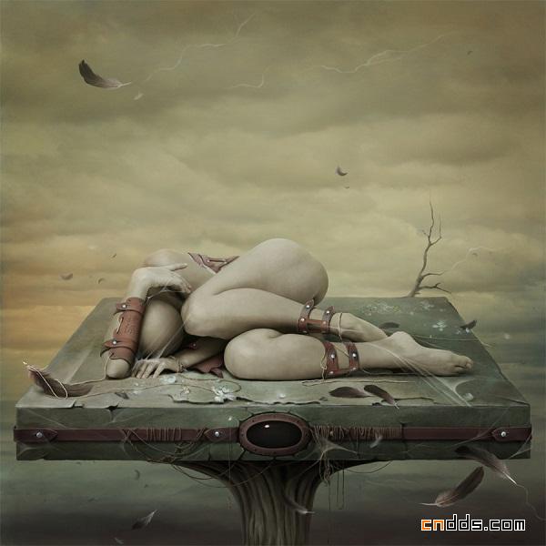 充满幻想的影像世界的梦幻CG插画作品