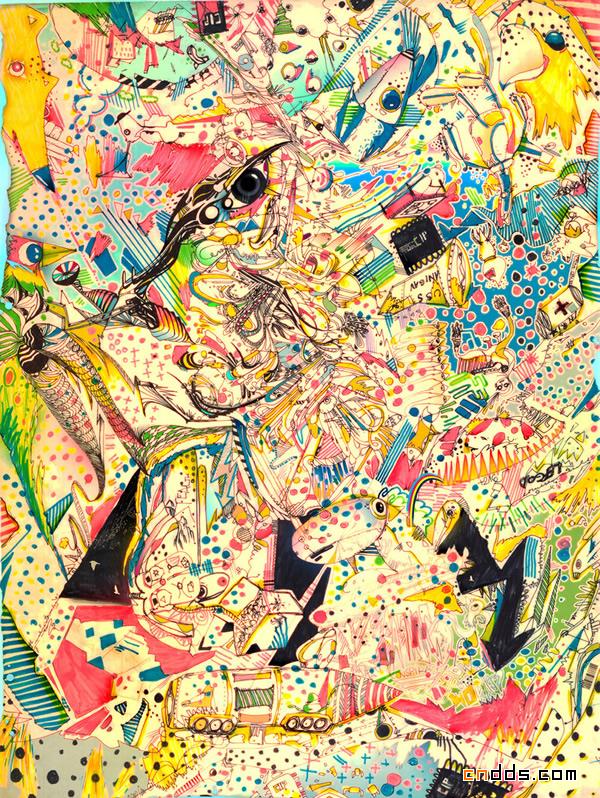 梦幻般的插画作品