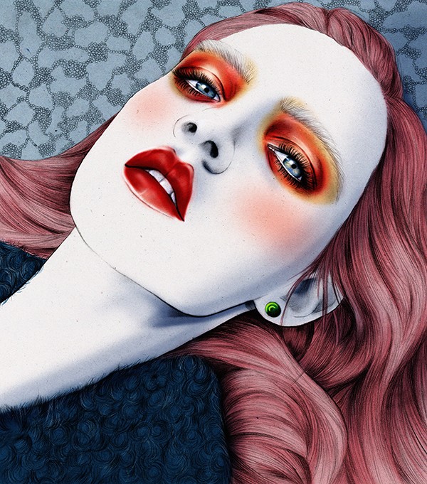 UNA工作室Dream girl插画图片