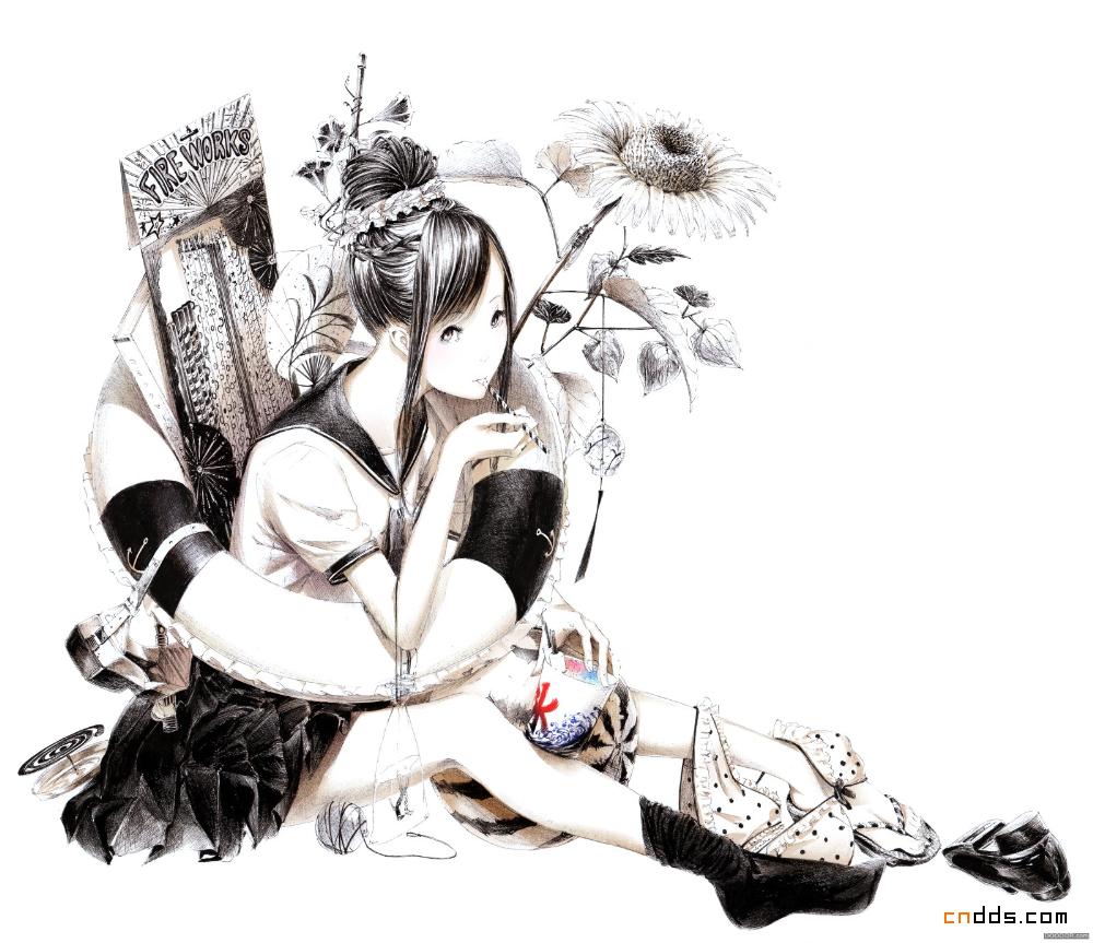 随行随笔的插画作品欣赏