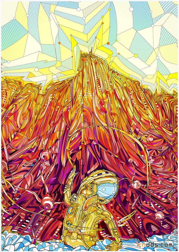 梦幻般的插画作品