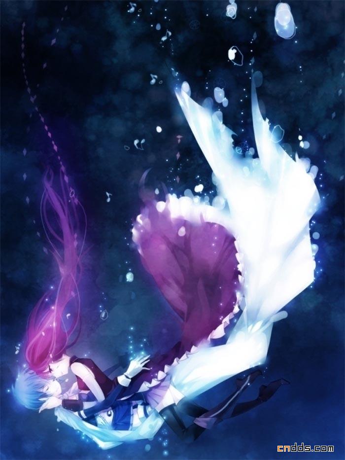 令人陶醉的淡淡唯美人物插画设计