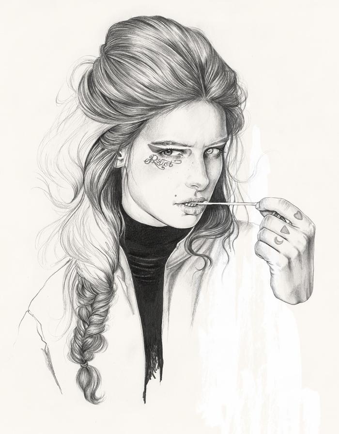时尚水彩人物绘画欣赏