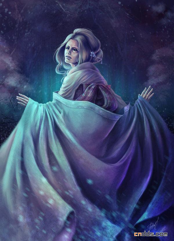 神话幻想派插画作品
