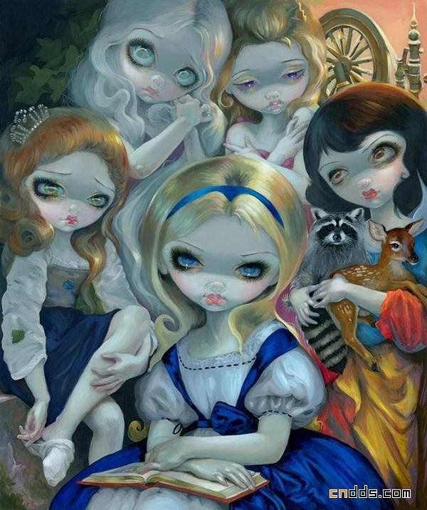 哥特式幻想的插画作品欣赏