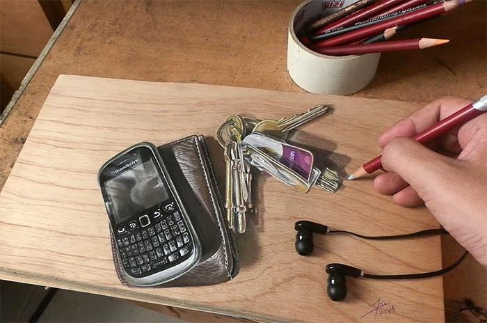 超逼真现实主义手绘画
