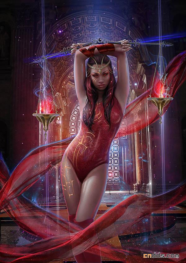 炫彩系列幻想派插画作品